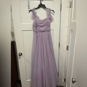 Elegant Lavender Evening Gown